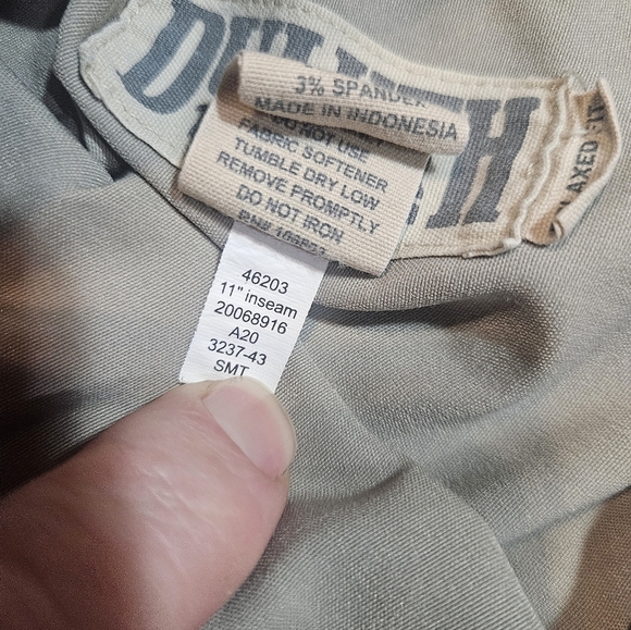 Duluth Trading Flex Dry On The Fly Cargo Shorts 44 Relaxed Fit 11" Inseam - Picture 7 of 8